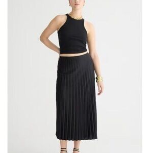 J Crew Gwyneth Pleated Slip Skirt